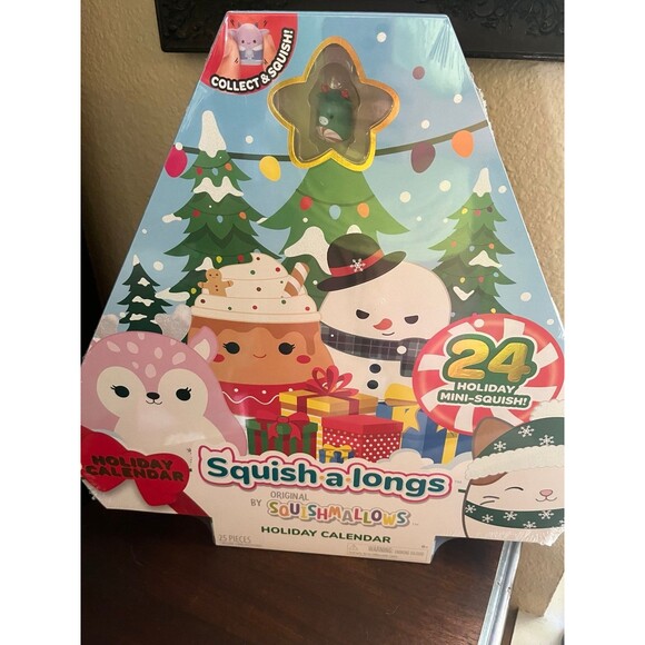 NEW Squishalongs holiday 24 day advent calendar by Squishmallows - Picture 1 of 2